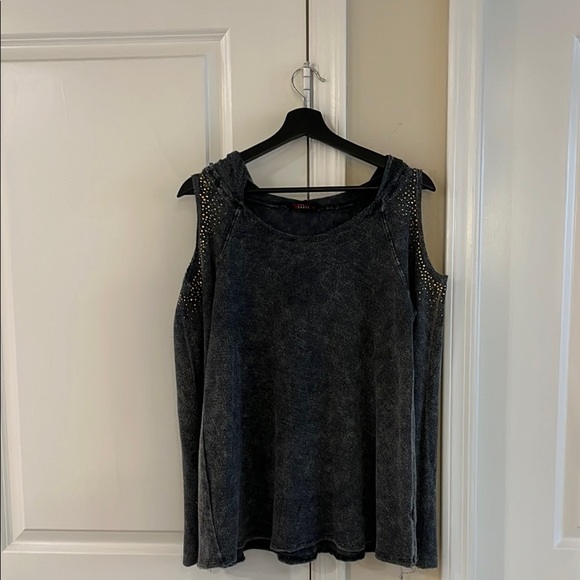 Y2K Vintage Circa 2007 Mcbling Cut out Hoodie, Size: M - Picture 5 of 17